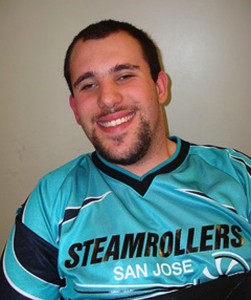 #42 Chris Faria Chris is a graduate student at San Jose State University and works part time for the City of San Jose. He has played with the Steamrollers ... - Chris-Faria-9-251x300